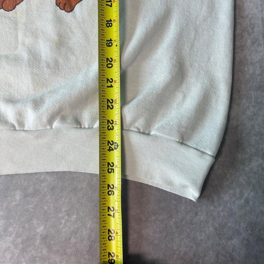 Vintage Cute Nostalgic  Christmas Bears Sweatshirt White XL Made in USA Holiday - Picture 6 of 7